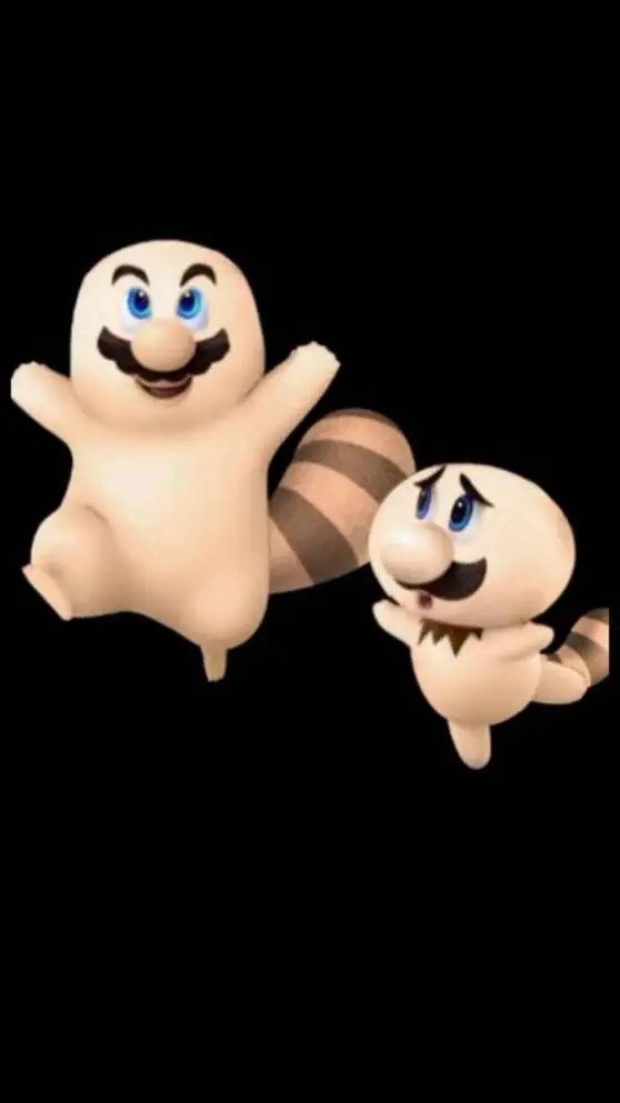 ai character: cursed Mario background