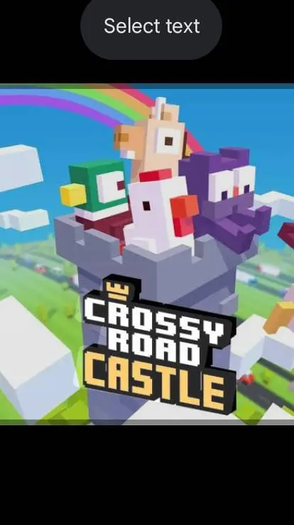 ai character: crossy road castle background