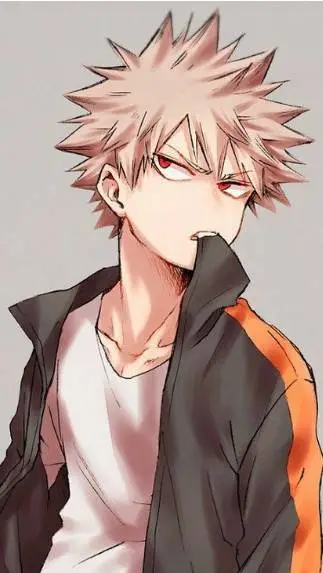 ai character: katsuki bakugo  background