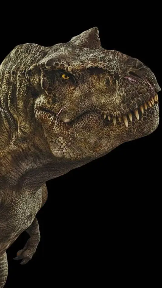 ai character: Ember The TRex fem background