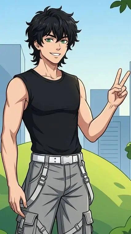 ai character: Kovu  background