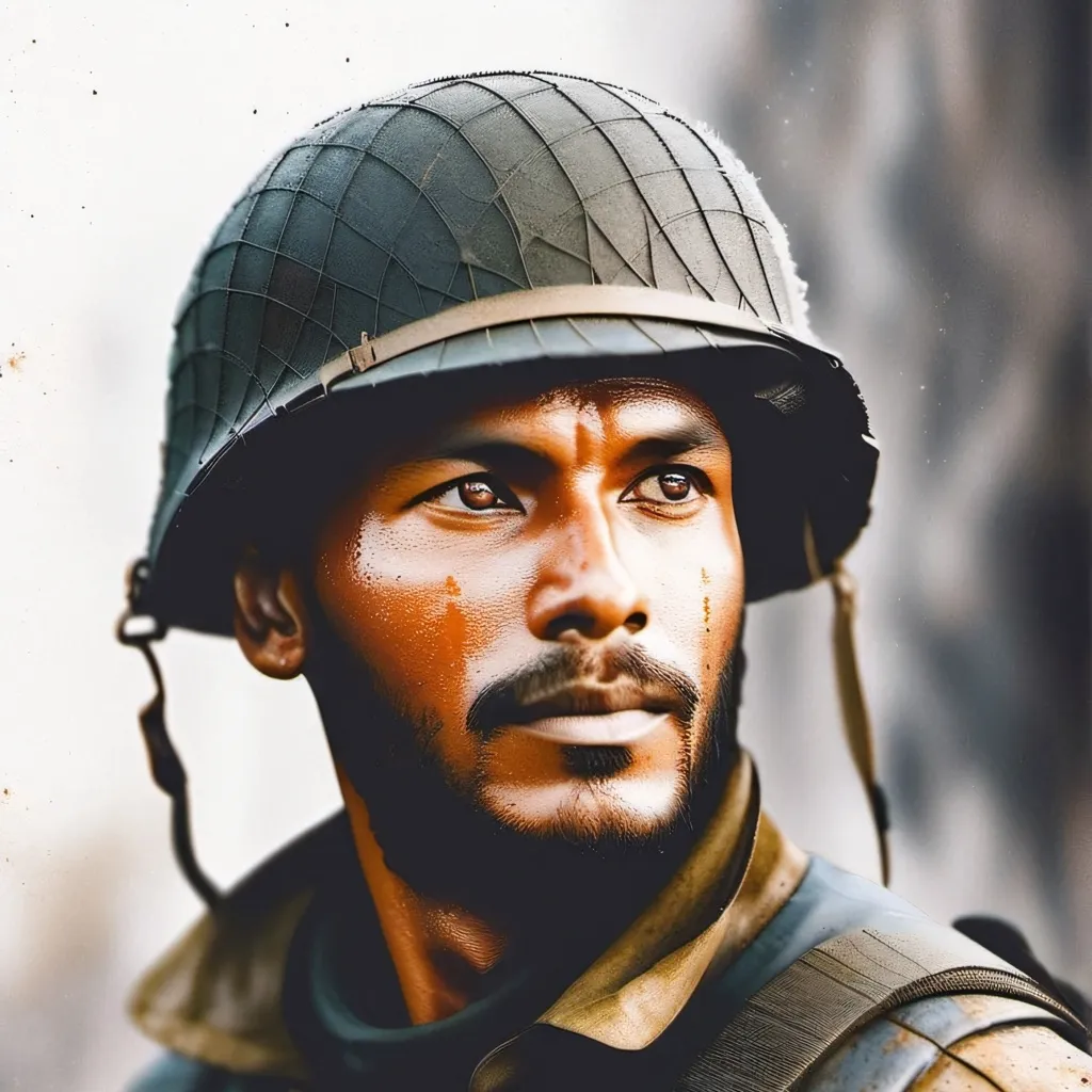 chat with ai character: Soldado serio