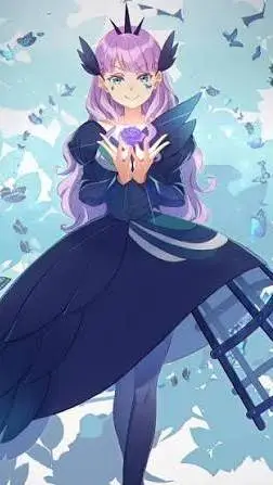 ai character: wien margarett  background