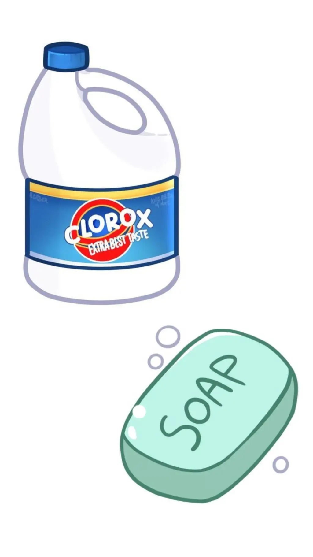ai character: 🧼~°•Clorox•°~🧼 background