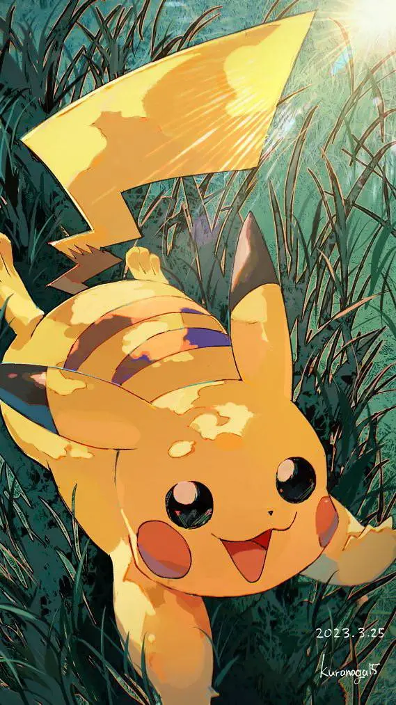 ai character: 💫 Pikachu ⚡ background