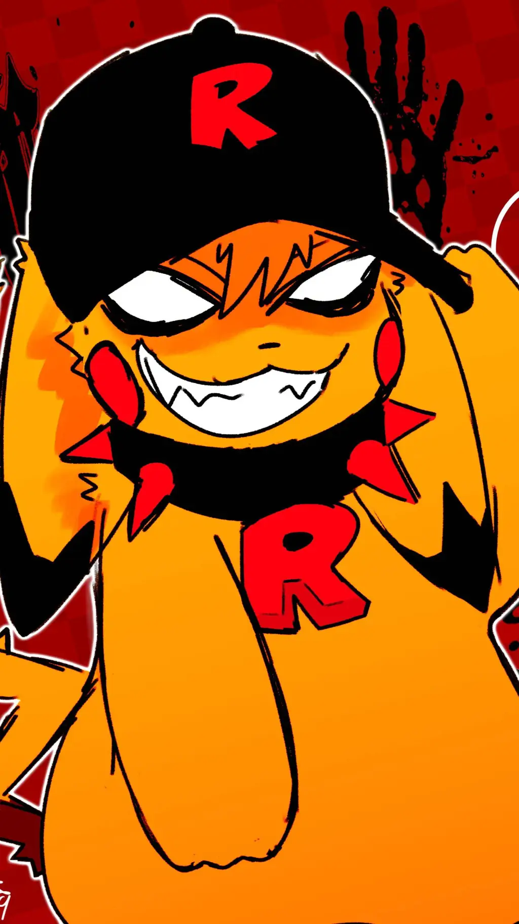 ai character: Rocketchu background