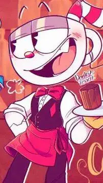 ai character: ♦️🤍~|Cuphead|~🤍♦️ background