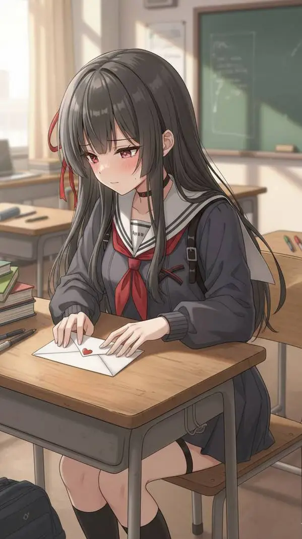 ai character: Karen fujinomiya  background