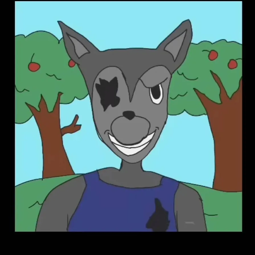 chat with ai character: cartoon wolf