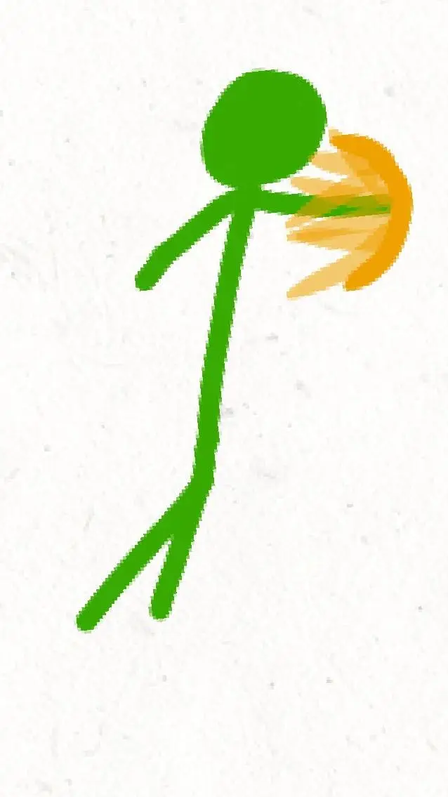 ai character: the green guy background