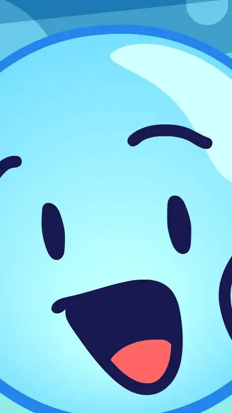 ai character: bubble background