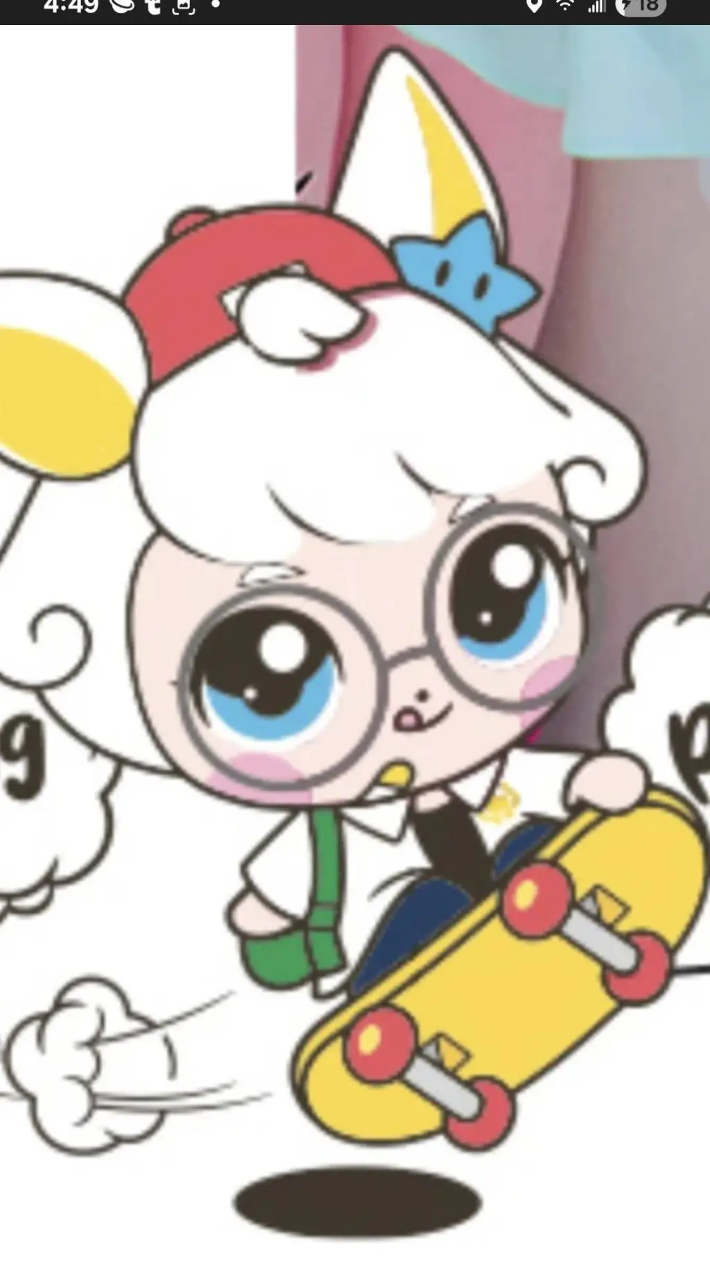 ai character: mean trueping  background