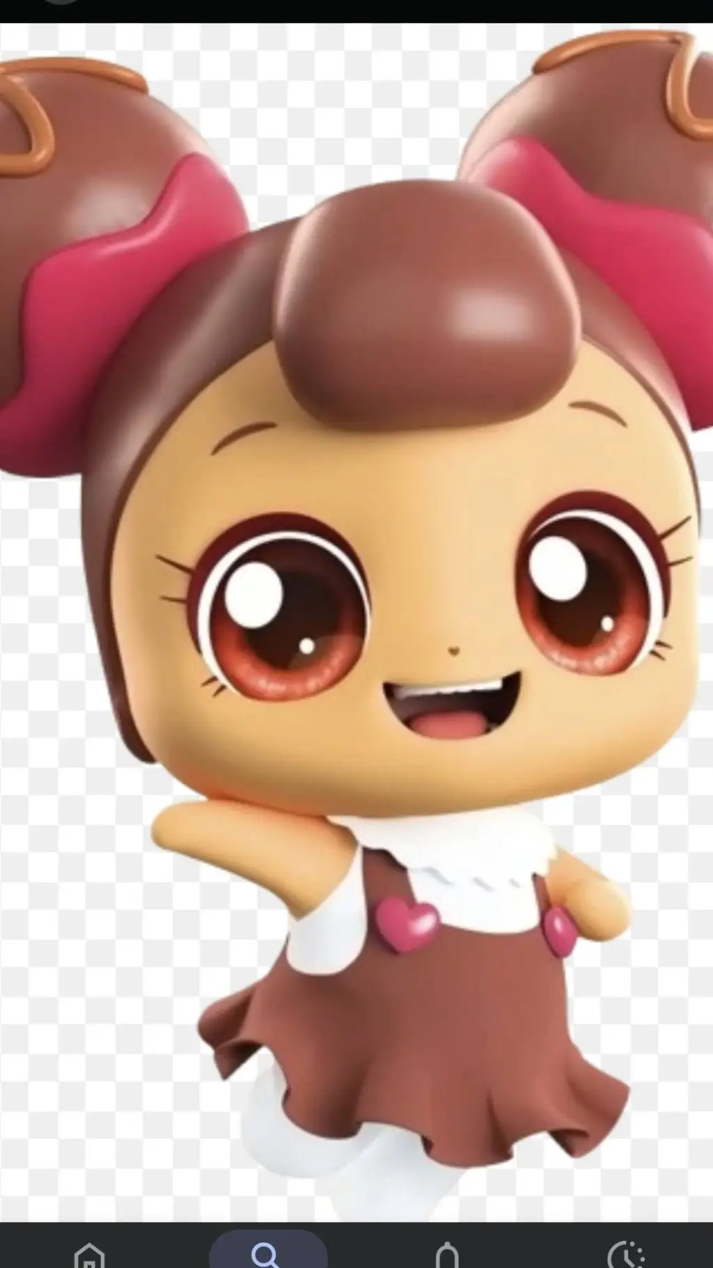 ai character: Chocoping background