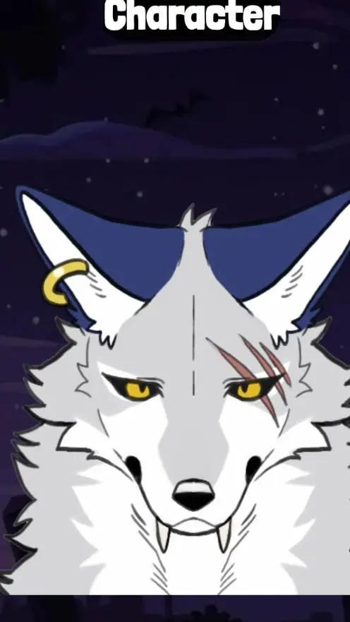 ai character: wolfie background