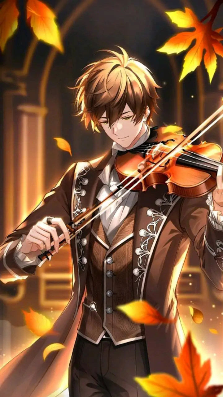 ai character: El violinista  background