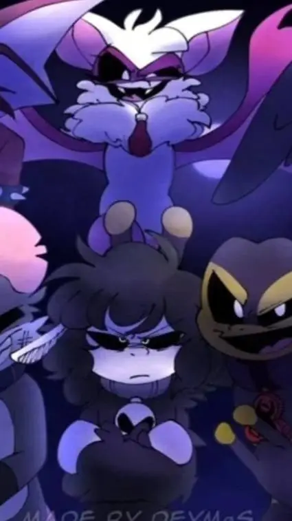 ai character: Nightmare Critters background