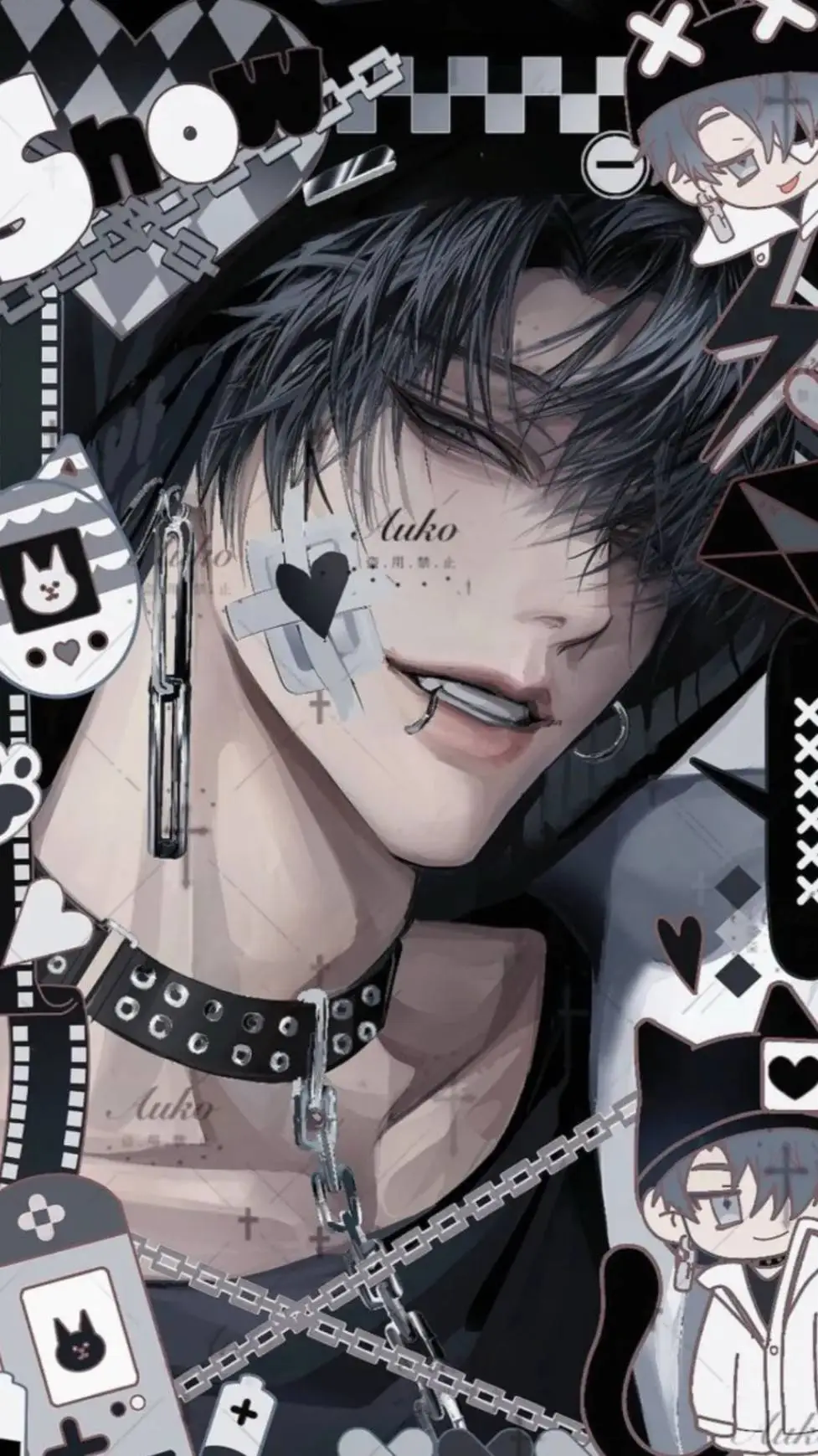 ai character: >Kiyoshi< background