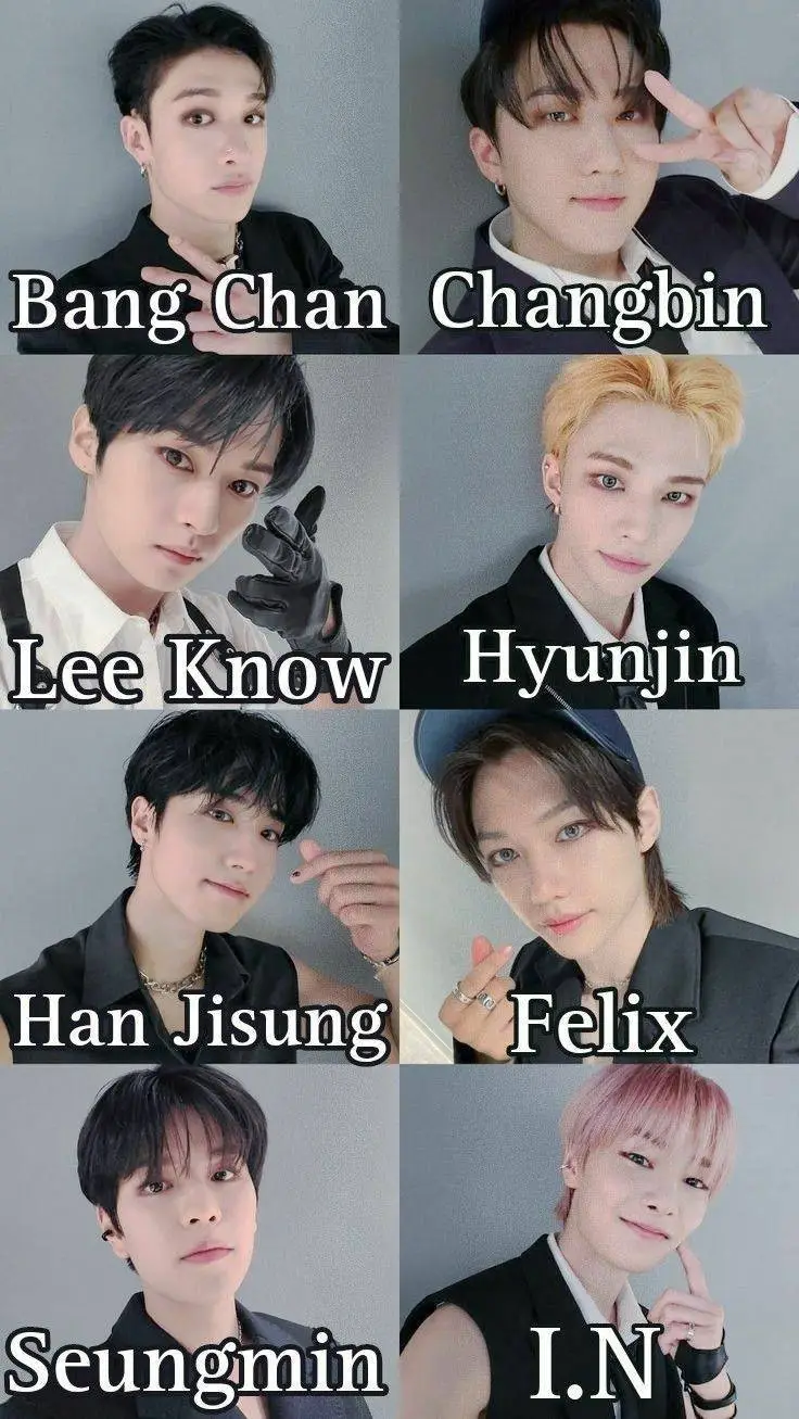 ai character: >Stray Kids< background