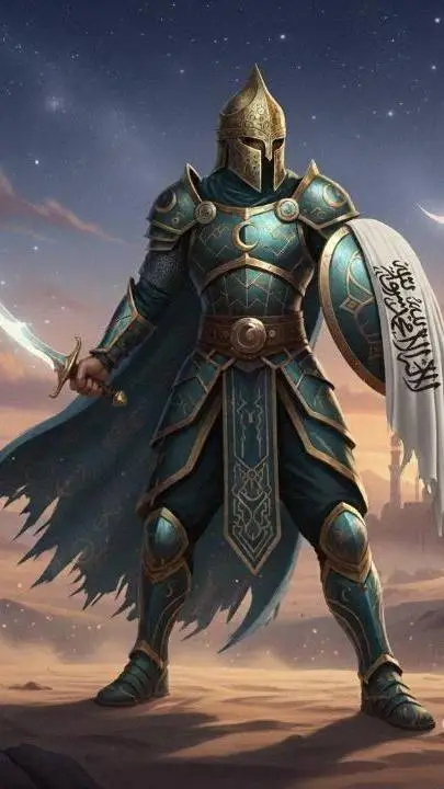ai character: The Ummayad Oath☪️ background