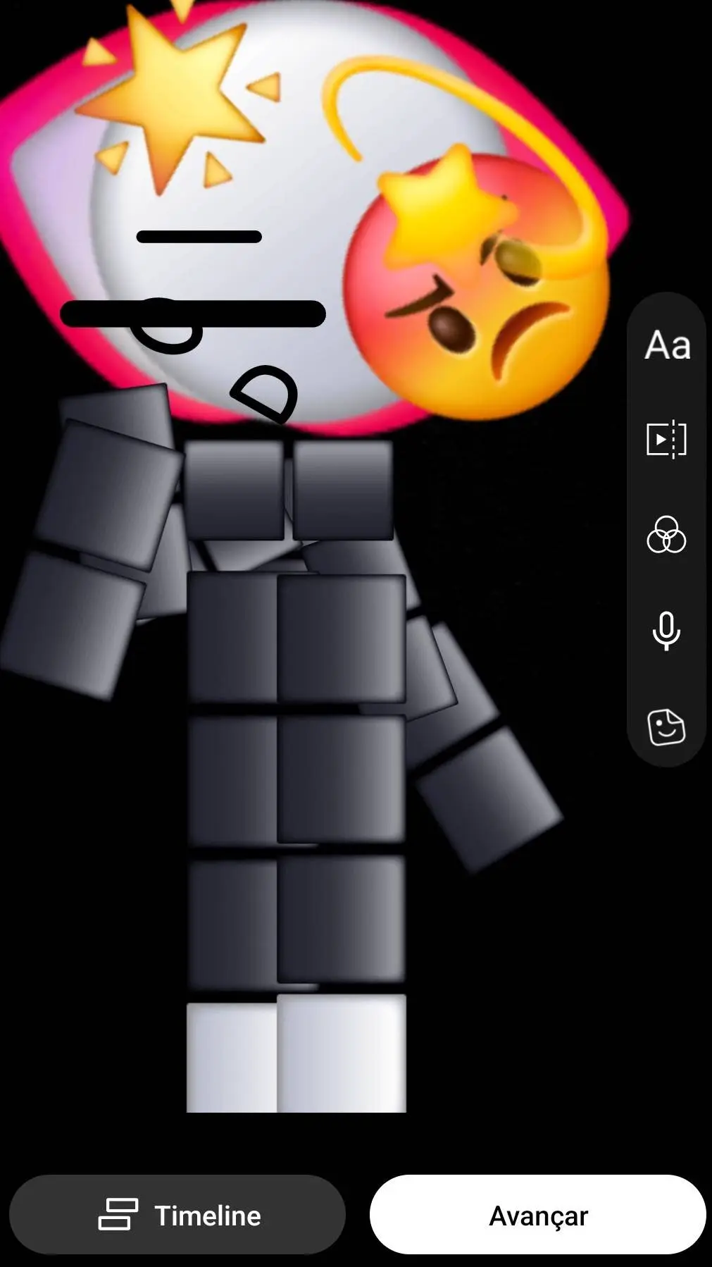 ai character: monoto  background