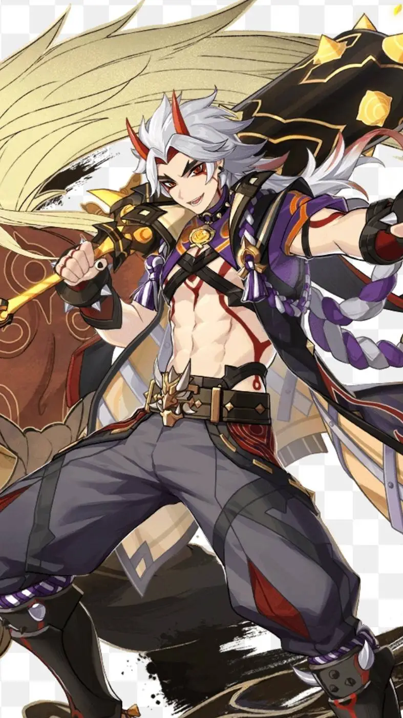 ai character: итто  background