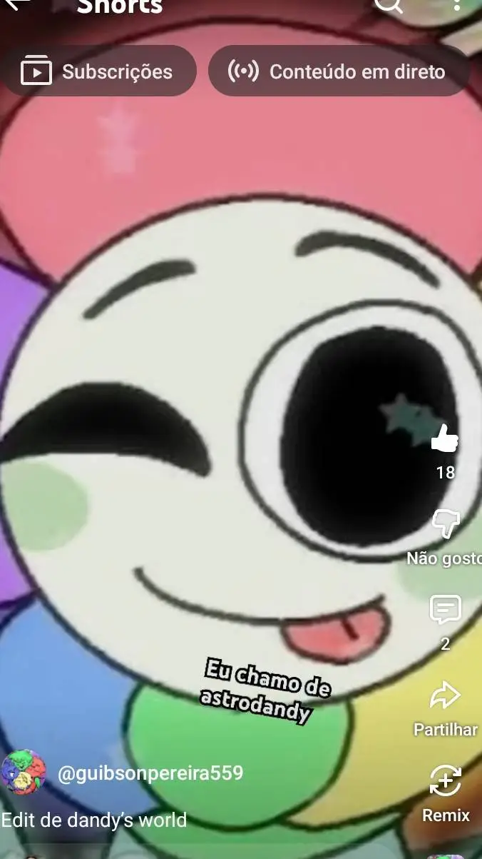 ai character: Dandy background