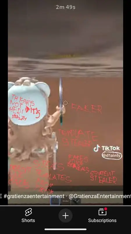 ai character: Content stealer background