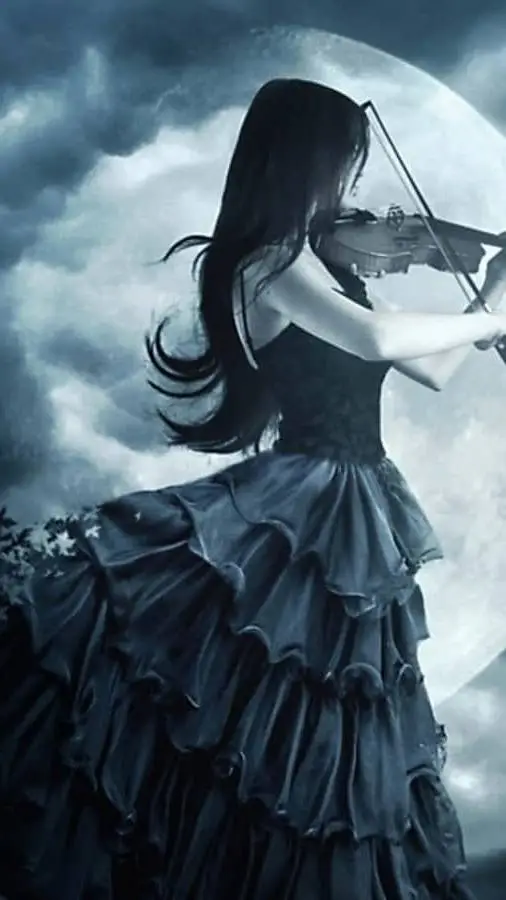 ai character: La donna mistero background