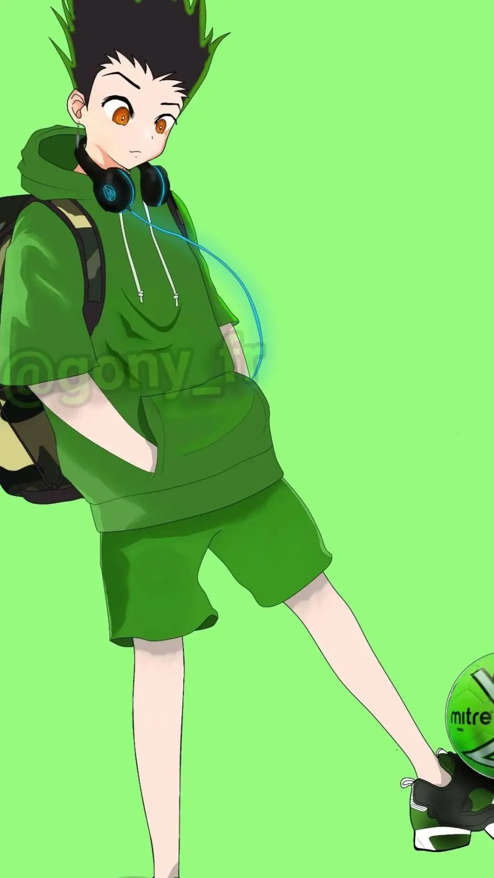 ai character: gon background