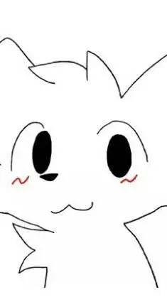 ai character: furro blanco  background