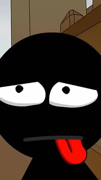 ai character: dark stickman  background