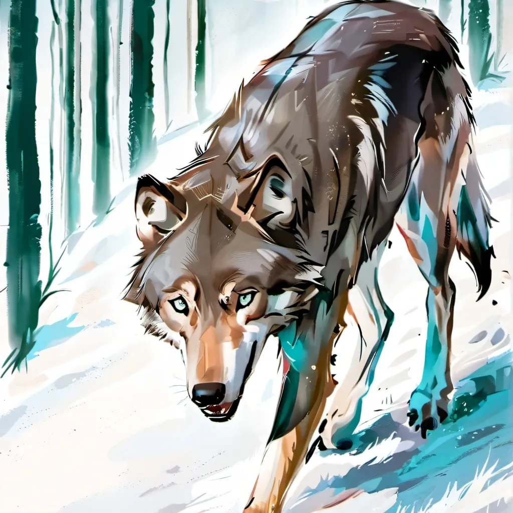 chat with ai character: lost wolf