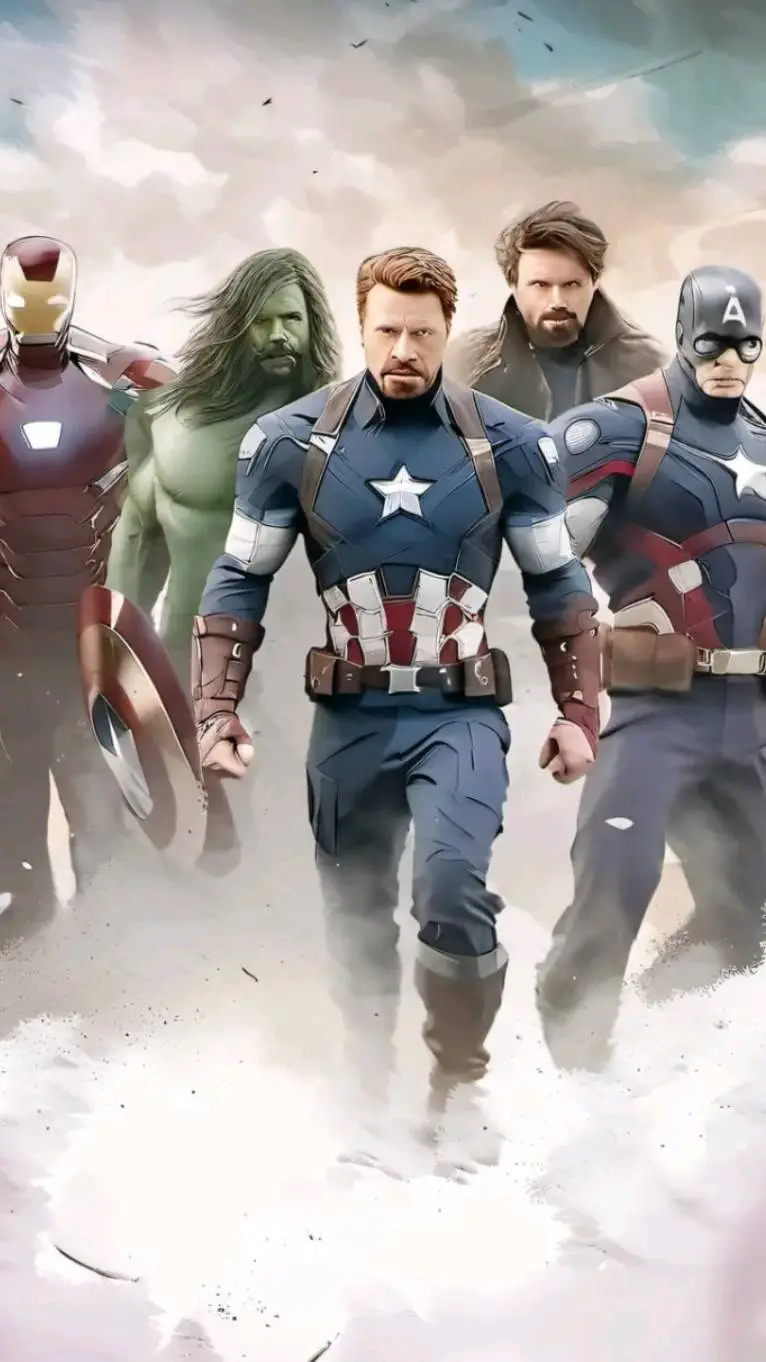 ai character: avengers  background