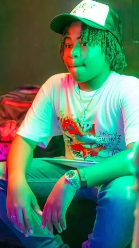 ai character: Young Dylan  background