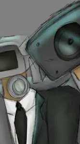 ai character: skibidi toilet  background