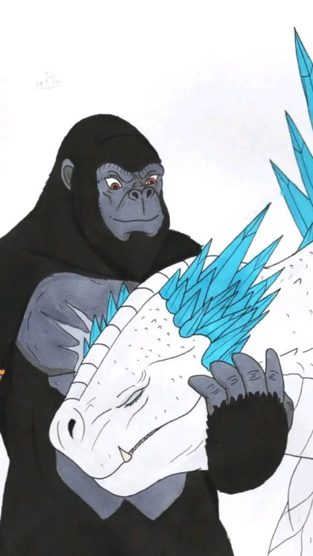 ai character: shino x kong background