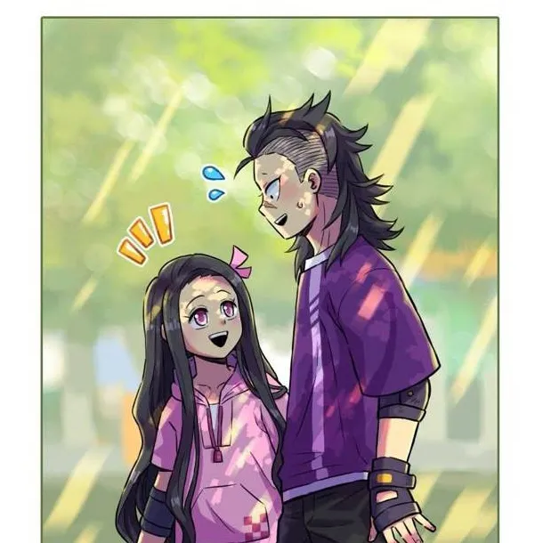 chat with ai character: nezuko y genya