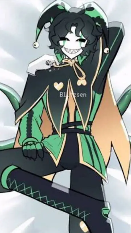 ai character: harlequin background