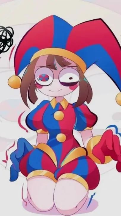 ai character: pomni✨️ background