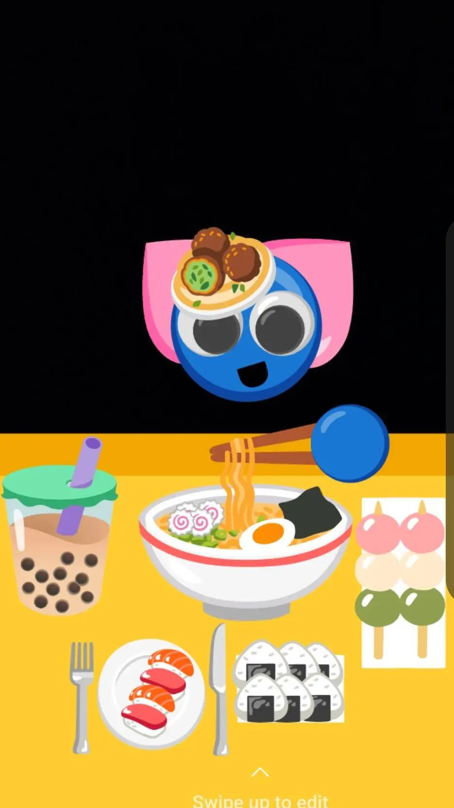 ai character: my emojicat OC background