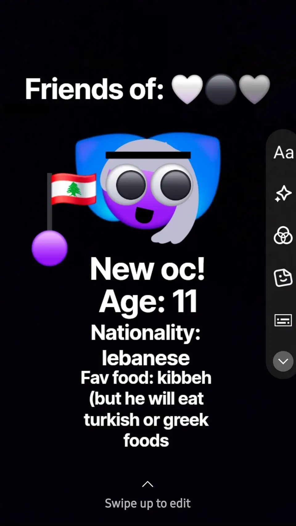 ai character: new oc background