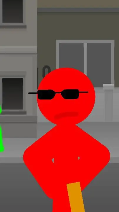 ai character: Rojo background