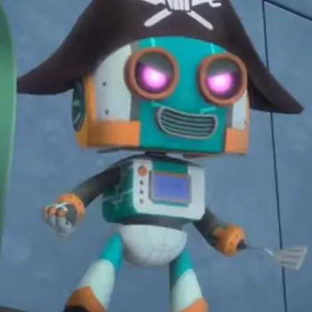 chat with ai character: Robot pirata