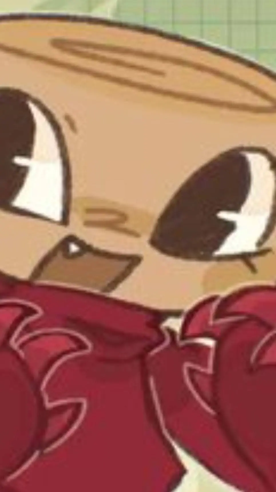 ai character: tiny Shelly  background