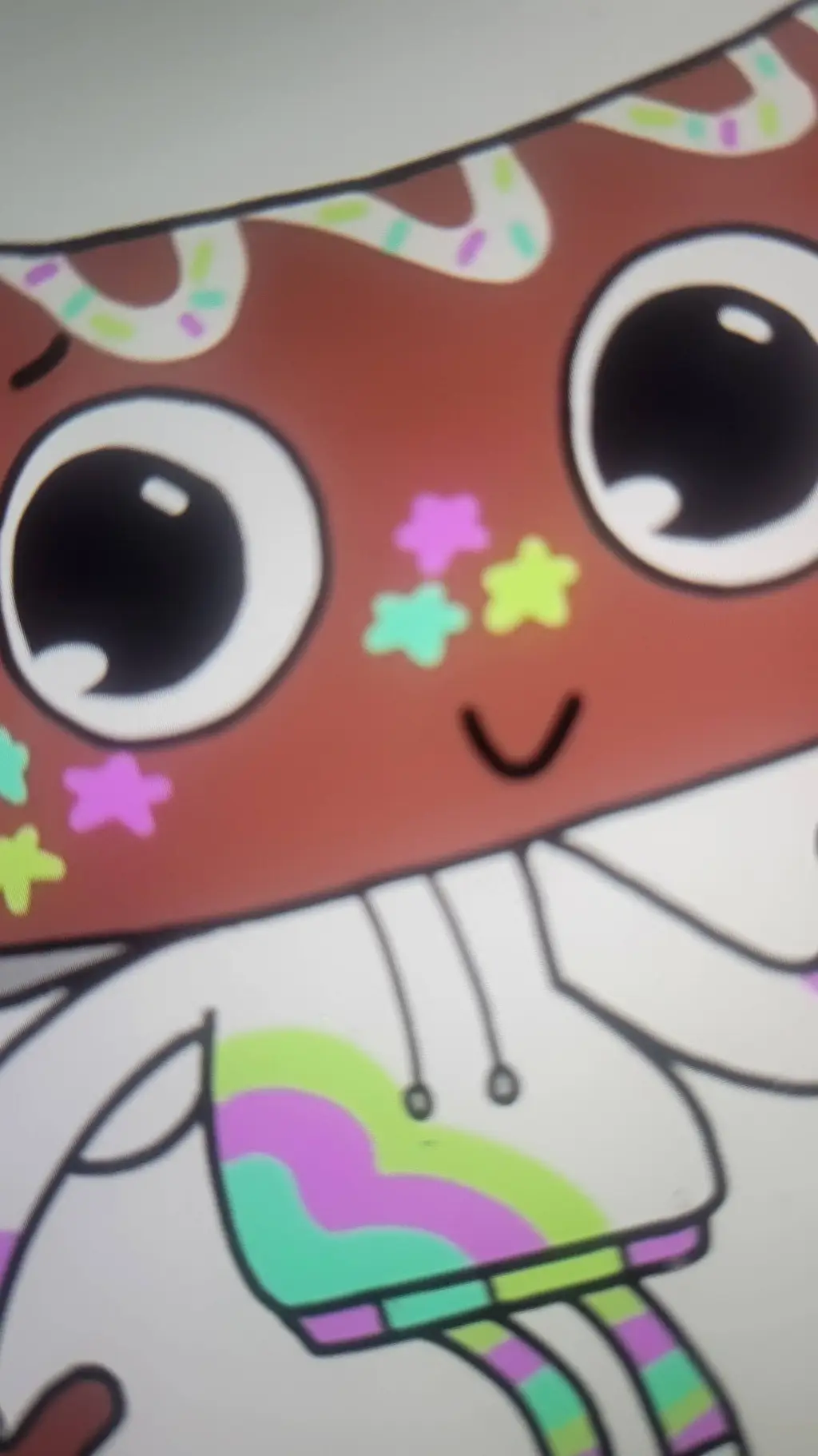 ai character: tiny cosmo background