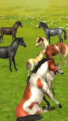 ai character: the horse and wolf background