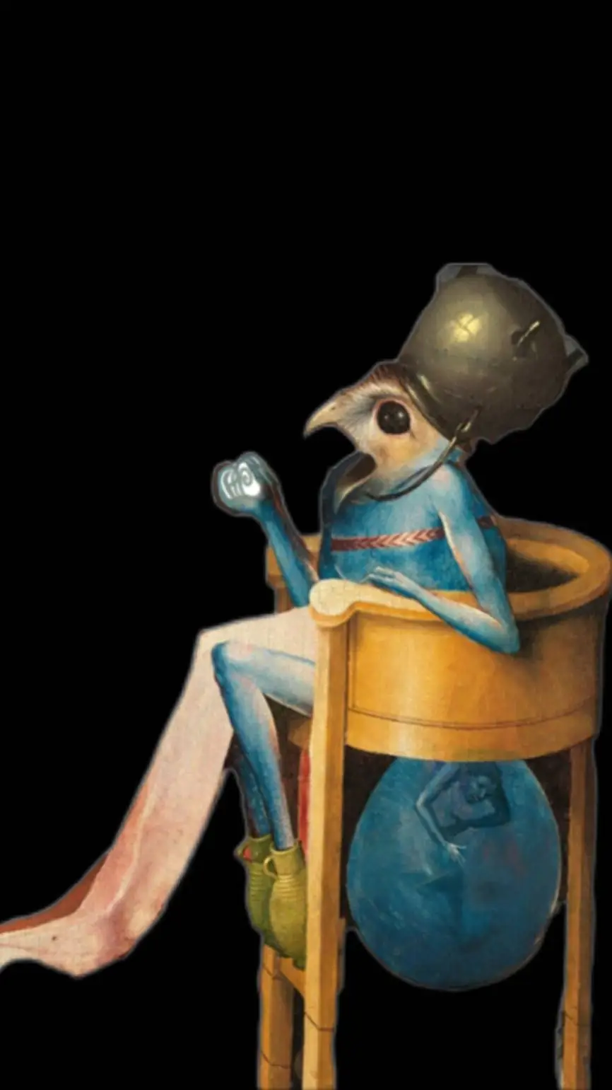 ai character: Bichrata cuervo background