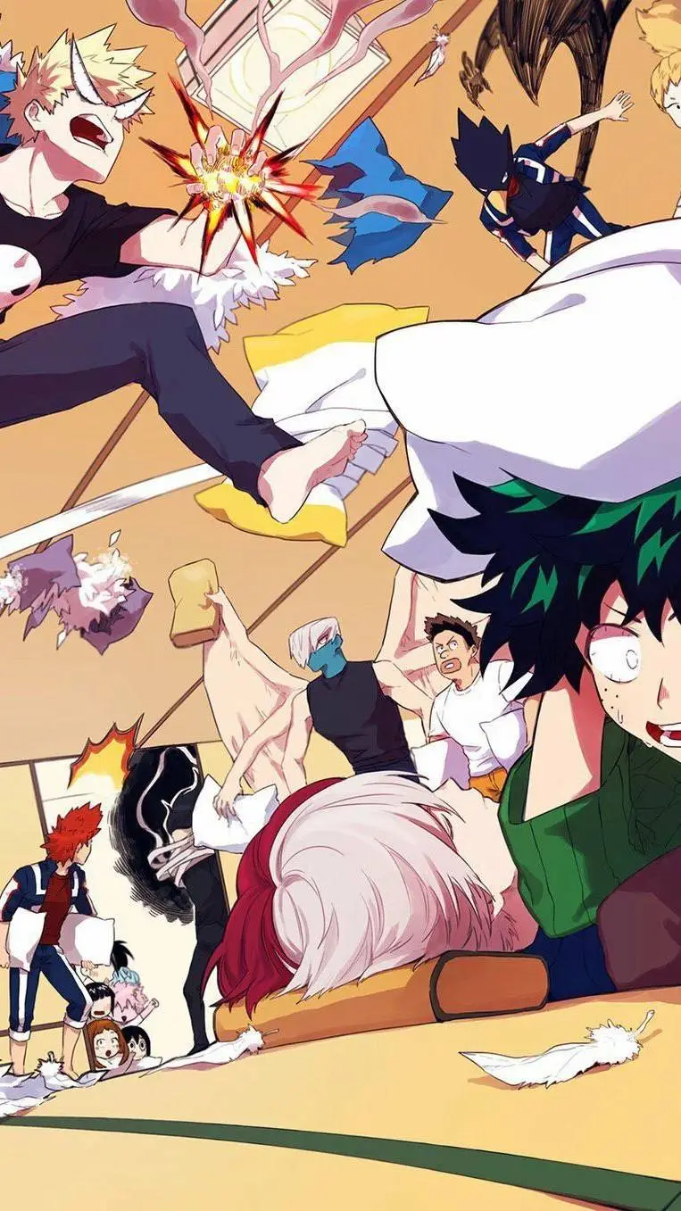 ai character: Mha pijamada🤣 background