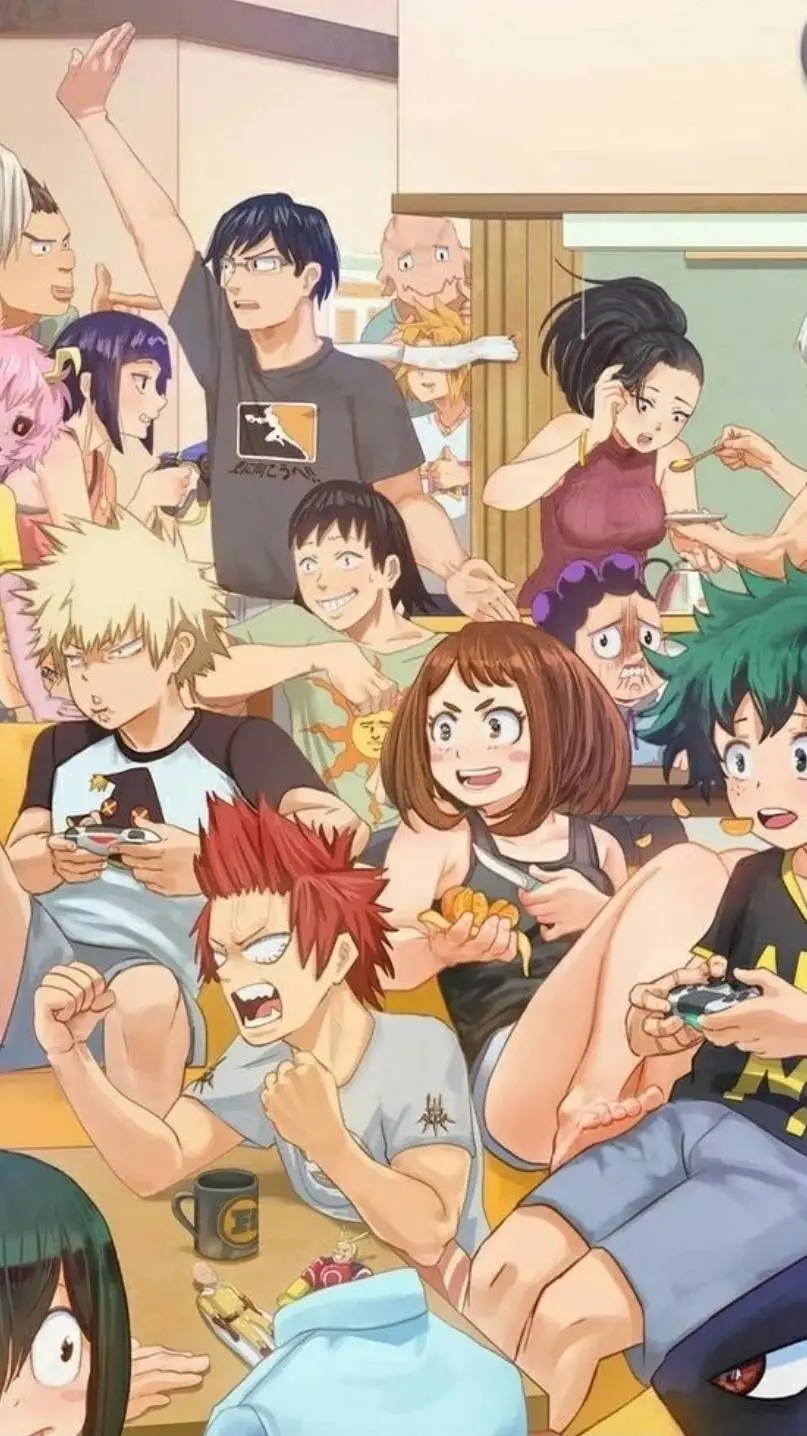 ai character: MHA pijamada xd background