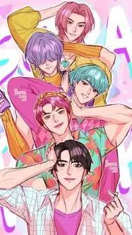 ai character: MHA x SAJA BOYS 5 background